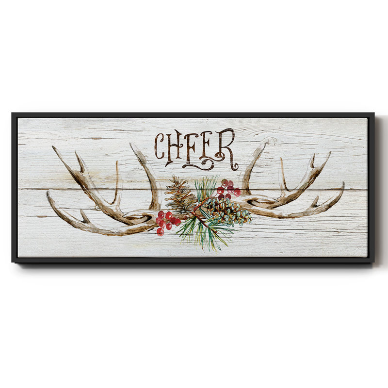 Rustic Cheer - toile encadrée