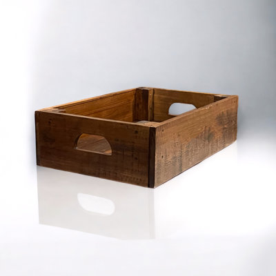 Caisse en bois massif