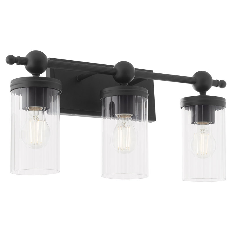 Meuble-lavabo 3 lumières LEE Boulevard, Matte Black