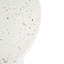 Table d'appoint d'extérieur 24 po H Mgo Terrazzo, blanc