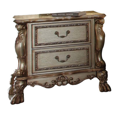 Swanville 31.75'' W Solid Wood Nightstand