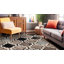 Tapis ou tapis de couloir contemporain à motif géométrique en treillis Ahtziry-23545118