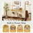 Entryway Table Sofa Console Table, Bamboo Small Entry Way Table With Drawers Storage And Power Outlets For Living Room, Hallway, Foyer, Entrance-2109125507