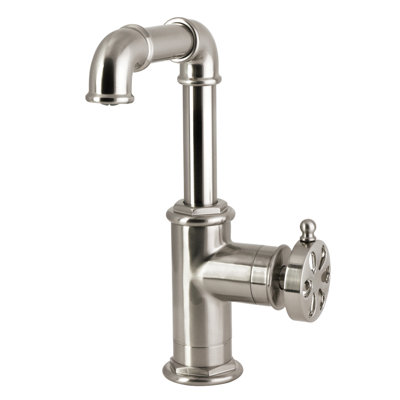 Robinet de salle de bain 1 poignée à un trou avec bonde à poussoir Kingston Brass Kingston