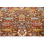 Tapis brun en laine noué à la main de conception unique 8 pi 0 po x 9 pi 7 po New Age