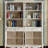 American style light luxury bookcase