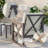 2-Person Outdoor Rocking Chair Set with Table and Cushions-2054603322