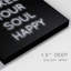 Toile tendue Soul Happy-1454688970