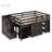 Loft Bed With 3 Drawers & Versatile Desk, , For Organized Living Wooden Drawers, Retractable Desk Creativity