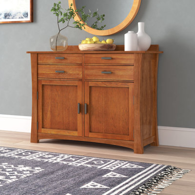 Alyaan 4-drawer Solid Wood Sideboard