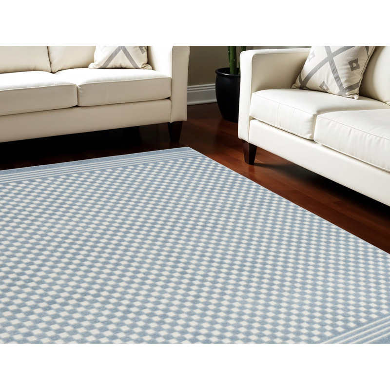 Tapis bleu 8 pi x 10 pi