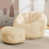 Fausse fourrure beige