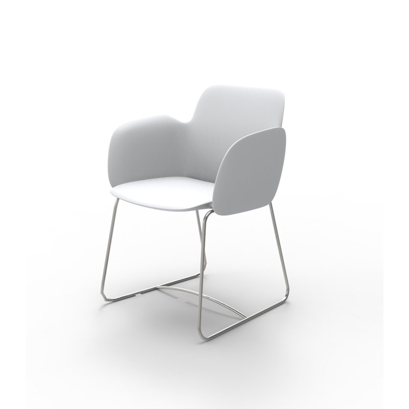 Fauteuil de patio Pezzettina, Blanc