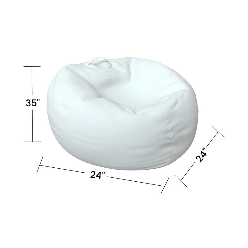 Sunbrella Bean Bag Lounger Cover (Bag Only), Canvas Jockey Red, 61.0cm H x 61.0cm W x 88.9cm D