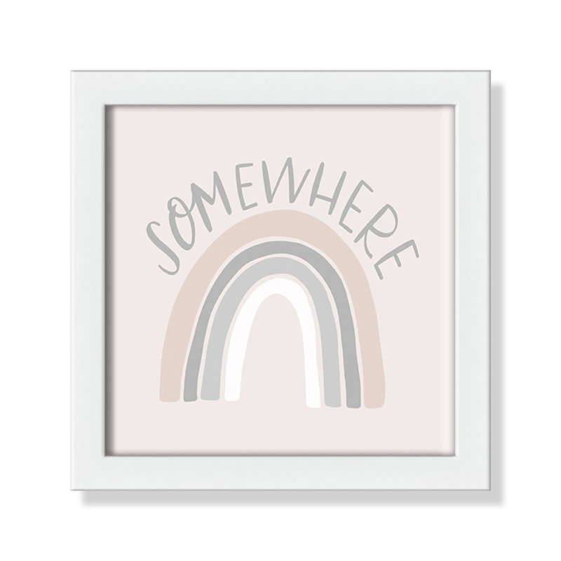 Somewhere Plants & Flowers, 9" H x 9" W x 1.19" D, White Box Framed