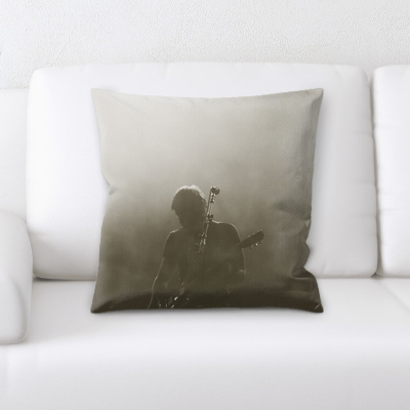 Microsuede Reversible Throw Pillow