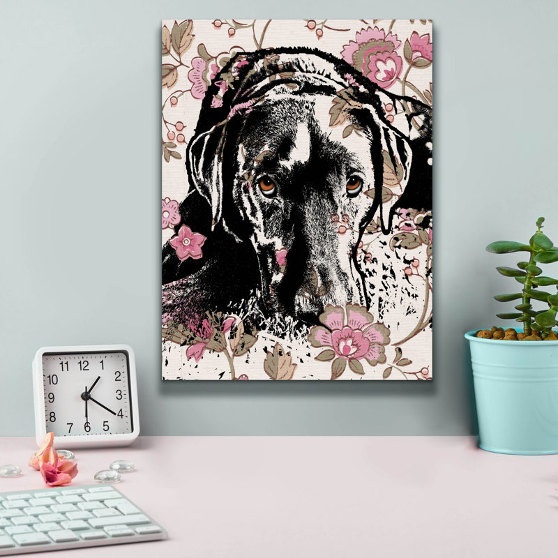 «The Lie Down Lab» par Dean Russo, art mural sur toile, H 16 po x l 12 po x P 0,75 po
