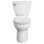 Toilette autonettoyante à l'avant et à gauche avec siège à fermeture lente 1,28 Gpf American Standard Cadet 3