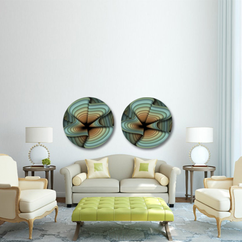 Rings Print, 24" H x 24" W x 1.5" D
