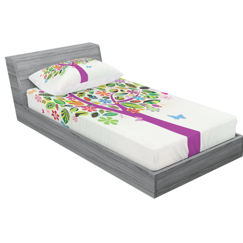 Microfiber Sheet Set, Twin XL Sheet Set with Fitted Sheet