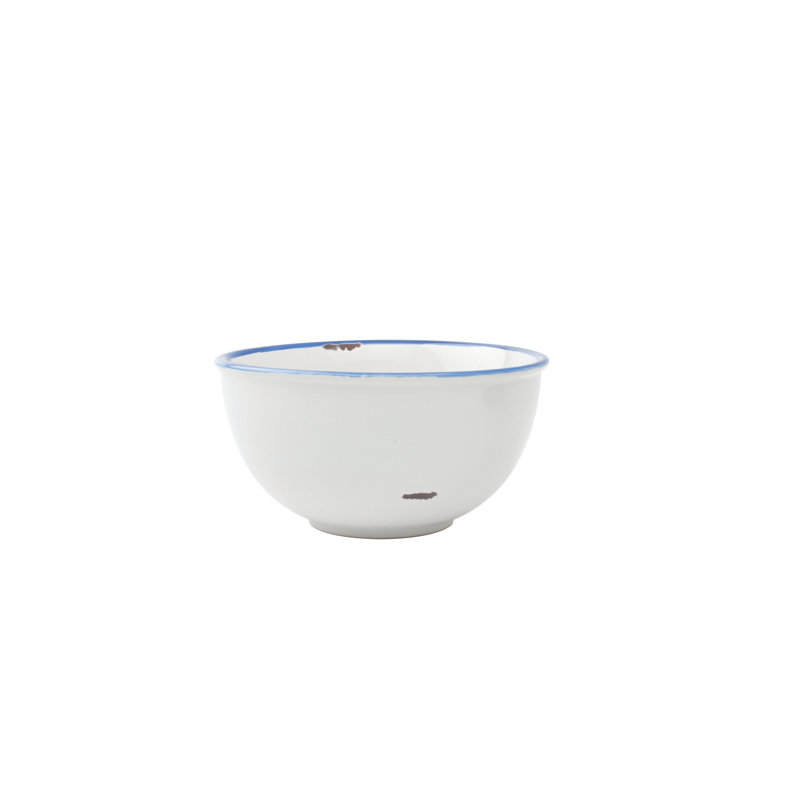 Tinware 4 Piece Rice Bowl Set, White