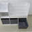 Kids Bookcase and Bookshelf, Multifunctional Bookcase with 3 Collapsible Fabric Drawers, Bookcase Display Stand