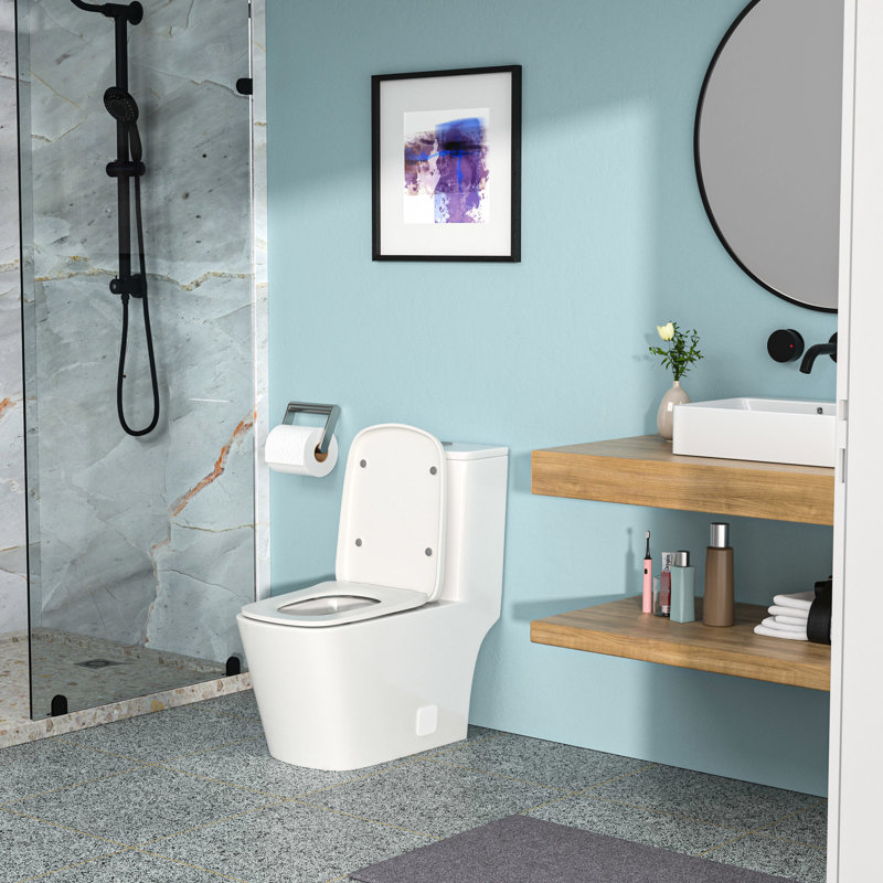 Toilette en céramique avec système de chasse - Assure la propreté L'angle d'assise confortable réduit l'inconfort