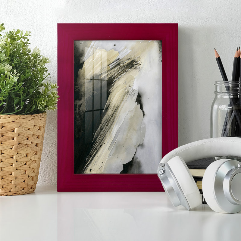 The Shore's Edge I - Impression encadrée avec verre, Cadre rouge, H 8 po x l 6 po x P 1 po