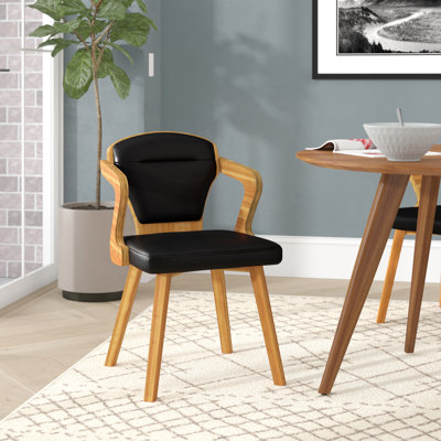 Westphal 18'' H Faux Leather Upholstered Parsons Chair