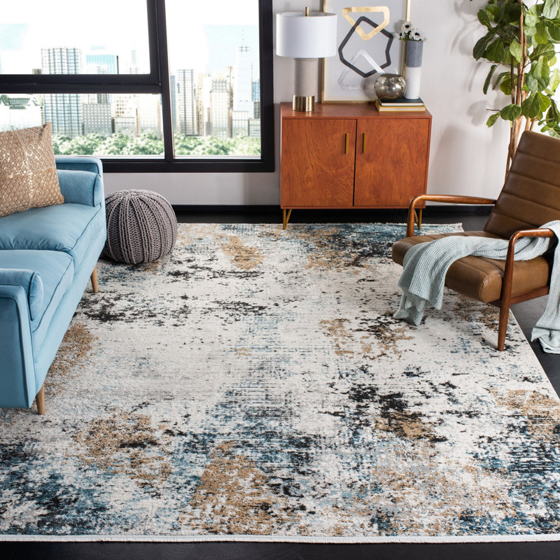 Mesa Shivan Performance Abstract Rug, Rectangle 8' x 10'
