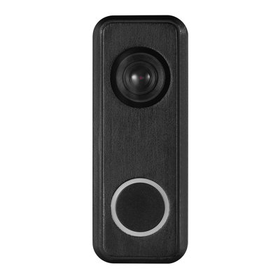 Heath Zenith Black Plastic Wireless Lighted Battery-Operated Push Doorbell Button with Decoy Camera -  Symple Stuff, 29940F82C05F41648CF8544199DF243F