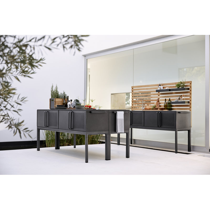 Solid + Manufactured Wood Box, Lava Gray