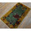 Knotted Chinese - Art Deco Antique 1920s Wool Small Scatter Size Rectangle Green Rug