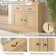 Ivison 33.3'' Buffet Cabinet, Sideboard Buffet With 2 Drawers and Adjustable Shelves