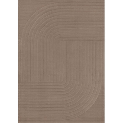 5' X 8' Brown Area Rug