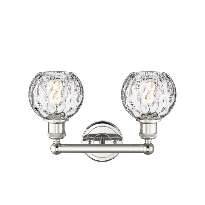 Éclairage pour meuble-lavabo de salle de bain 15 lumières Cambria, Nickel poli