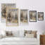 Winter Village Landscape II - peinture-597699858-597699867