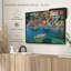 Plage "Impression sur toile Meniera Beach Town"-101455797