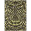 Tapis doré à motif animalier-1504516360