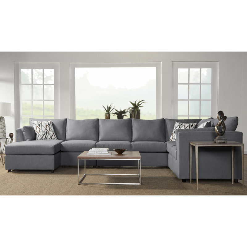 Grand modulaire 4 pièces 4 pièces, Polyester Robin, Orienté à gauche (vu de face)