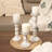 12'' Handcrafted Mango Wood Pillar Candle Holder Set – Rustic 3-Piece Set for LED Candles-767269430