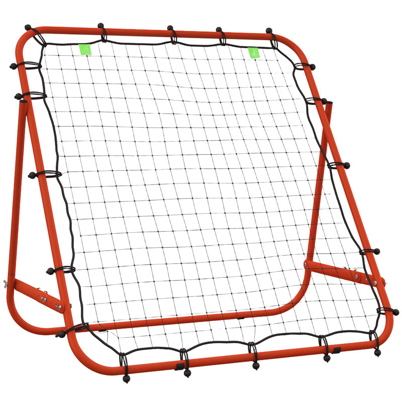 Filet de volleyball, rebond ajustable, rouge, Rouge