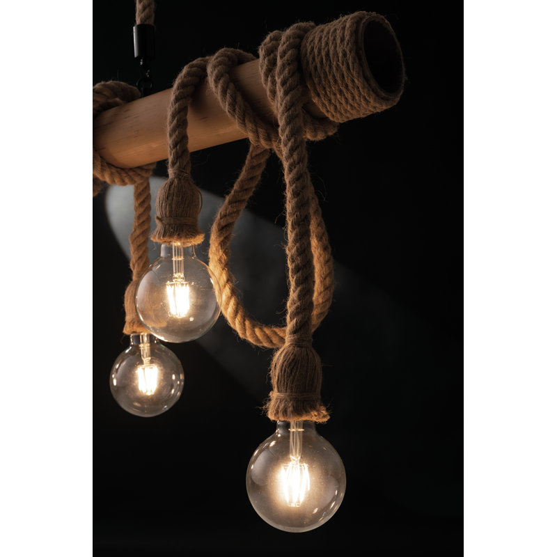 Oneal 6 - Light Beige Novelty Pendant