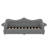 Upholstered Daybed with Built-in LED Lights and Stylish Nail Head Decoration-267063223