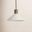Luminaire suspendu conique à 1 lumière Gwenelle