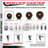 3 Inch SS High Temp Glass Filled Nylon 12mm Stem Caster Total Lock Brake SCC