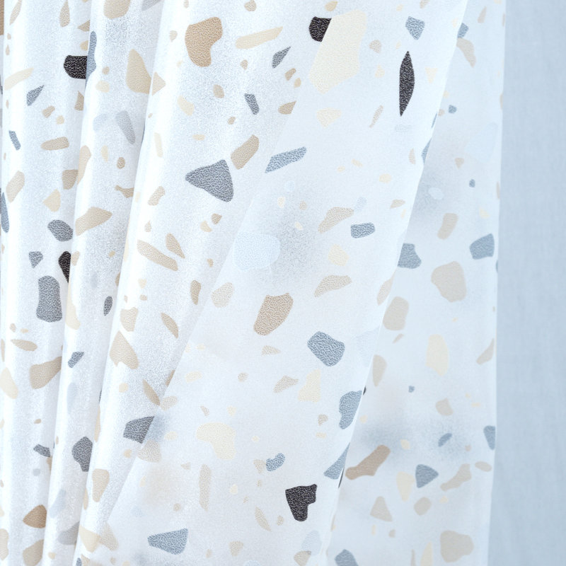 Rybicki Peva Waterproof Shower Curtain, Tan