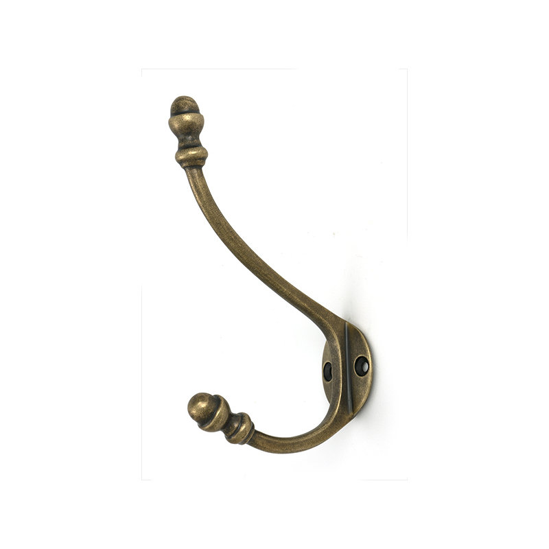 Brass Hook, Burnished Brass