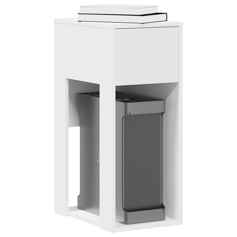 74cm H Computer Cabinet, White