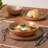 Gibson Elite 16 Piece Round Ceramic Dinnerware Set in Orange